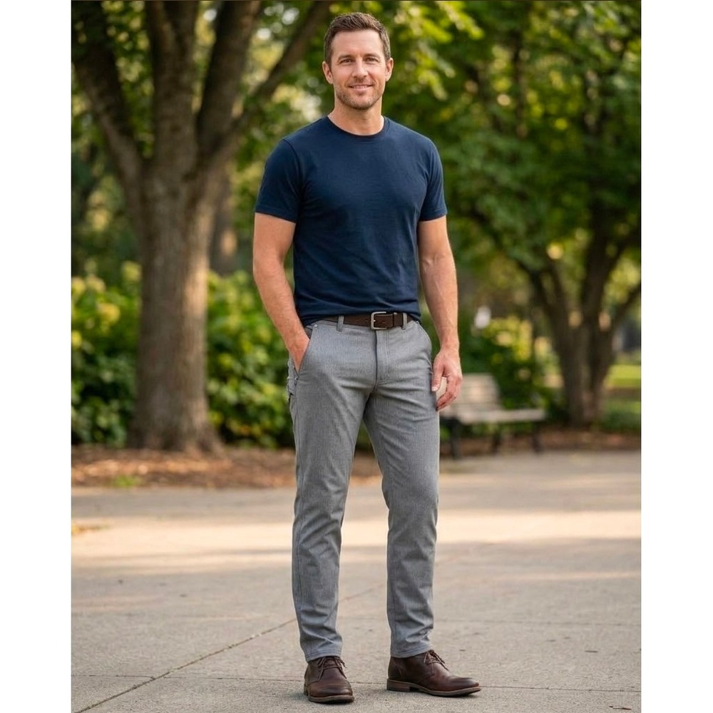 Columbia Cullman Bluff Mens Straight Fit Pants Gray AX0454-011 34x32 New